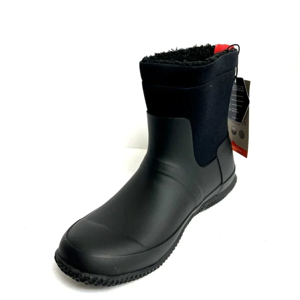 Hunter Mens Original Sherpa Boot Black Size 7 M